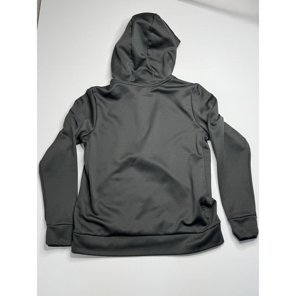 Nike Women’s Dri-FIT Full Zip Hoodie Size Medium Gray Athletic Training Jacket - Picture 5 of 6